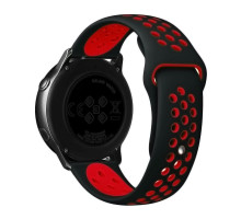 Ремешок Универс 20mm N Sport для Samsung/Amazfit/Huawei Колір Black/Red 2020000413974