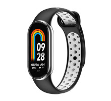 Ремінець для Xiaomi Mi Band 8 / 9 N Sport Колір Black/White 2020000420057