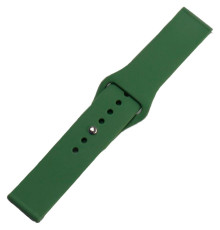 Ремешок Универс 22mm Silicone Original Button Design для Samsung/Amazfit/Huawei Колір Pine Green 2020000420880