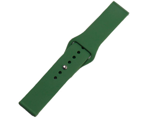 Ремешок Универс 22mm Silicone Original Button Design для Samsung/Amazfit/Huawei Колір Pine Green 2020000420880