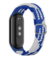 Ремешок для Xiaomi Mi Band 8 / 9 Elastic adjustment Колір Blue/White 2020000424581