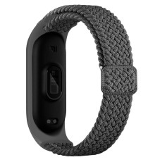 Ремешок для Xiaomi Mi Band 3 / 4 / 5 / 6 / 7 Elastic adjustment Колір Grey 2020000424734