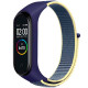 Ремешок для Xiaomi Mi Band 3 / 4 / 5 / 6 / 7 Nylon Колір Dark Blue 2020000424406