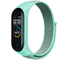 Ремешок для Xiaomi Mi Band 3 / 4 / 5 / 6 / 7 Nylon Колір Turquoise 2020000424420