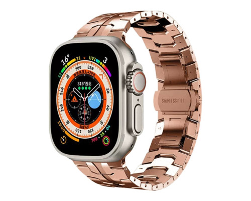 Ремінець для Apple Watch Metallic Chain 38/40/41 mm Колір Rose Gold 2020000464365 ma37195_3610676