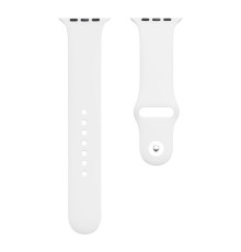 Ремінець для Apple Watch Band Silicone One-Piece Size-L 42/44/45/49 mm Колір 09.White 2020000469476 ma26244_3665312