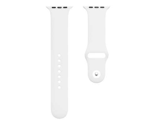 Ремінець для Apple Watch Band Silicone One-Piece Size-L 42/44/45/49 mm Колір 09.White 2020000469476 ma26244_3665312