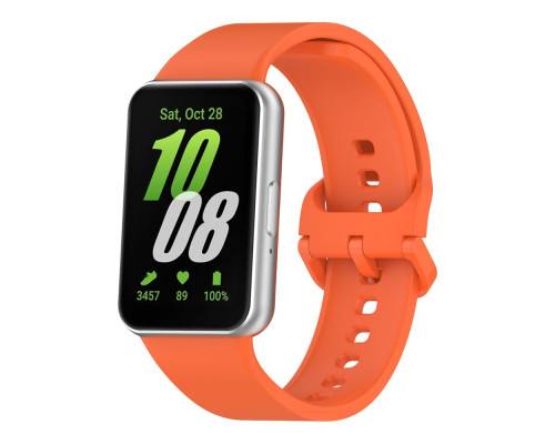 Ремінець для Samsung Galaxy Fit 3 (R390) Silicone Колір Platinum Steel Grey 2020000473350 ma35302_3345771
