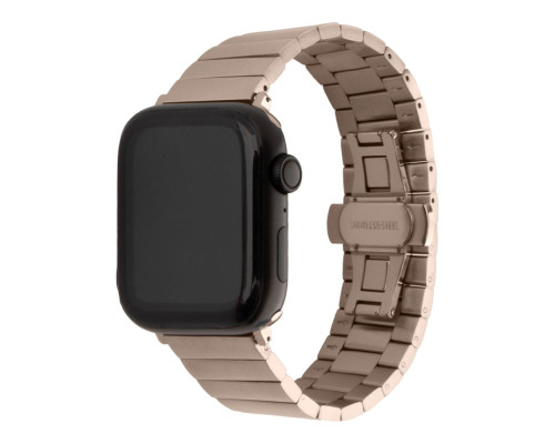 Ремінець для Apple Watch Metal Link 42/44/45/49 mm Колір Rose Gold 2020000478584 ma37192_3610702