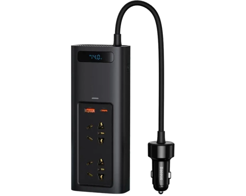Автомобільний інвертор Baseus In-car Inverter 150W black PLS-00-00101887