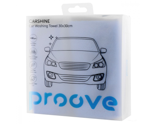 Мікрофібра Proove Carshine 30x30см two pack blue PLS-00-00119626