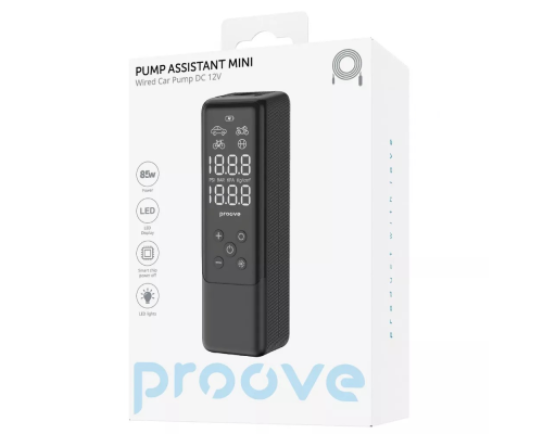 Автомобільний насос Proove Pump Assistant Mini 85W black PLS-00-00150586