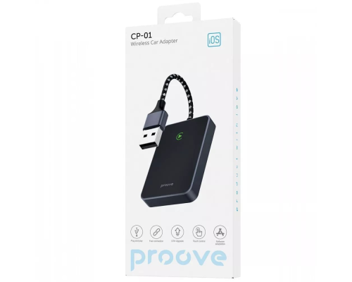 Бездротовий адаптер Proove CP-01 CarPlay black PLS-00-00127275