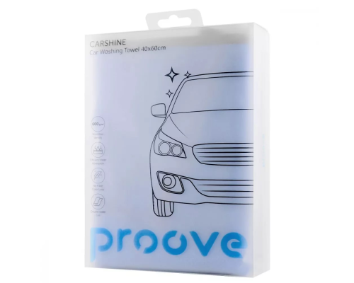 Мікрофібра Proove Carshine 40x60см two pack blue PLS-00-00134239