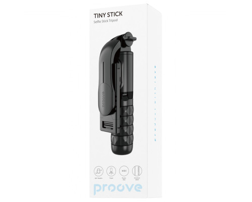 Трипод Proove Tiny Stick II Selfie Stick Tripod (630 mm) black 2003000254815 6901116255299