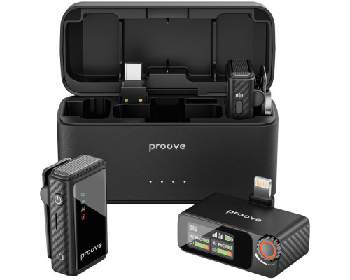 Бездротовий петличний мікрофон Proove Forum Pro black 2003000311099 6901116299002