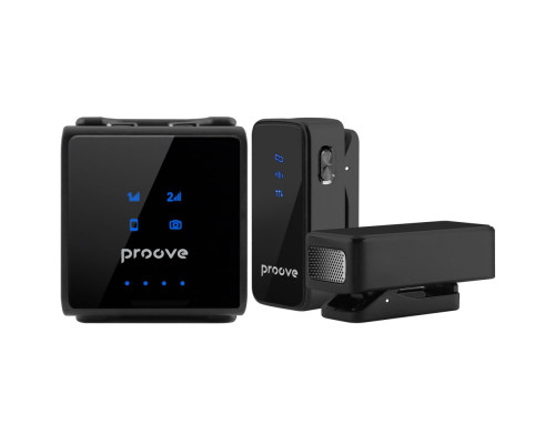 Бездротовий петличний мікрофон Proove ToneLine black 2003000307443 6901118217578