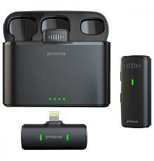 Бездротовий петличний мікрофон Proove Demo Lightning black 2001001859961 6901115727384
