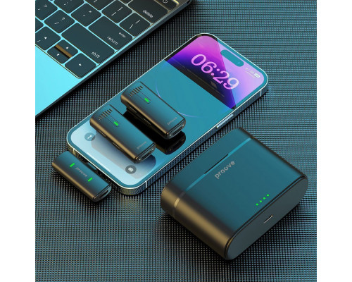 Бездротовий петличний мікрофон Proove Demo Lightning black 2001001859961 6901115727384