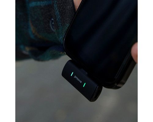 Бездротовий петличний мікрофон Proove Demo Type-C black 2001001859978 6901112063058