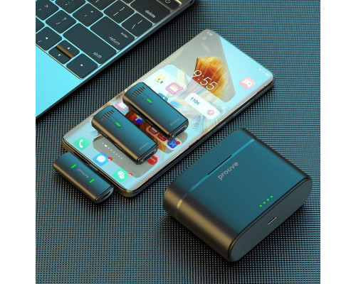 Бездротовий петличний мікрофон Proove Demo Type-C black 2001001859978 6901112063058