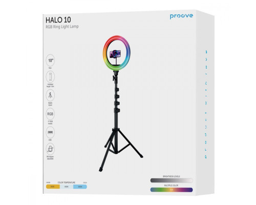 Кільцева світлодіодна RGB лампа Proove Halo (10inch) white 2003000177534 6901111859690
