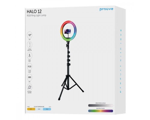 Кільцева світлодіодна RGB лампа Proove Halo (12inch) white 2003000177541 6901111423501