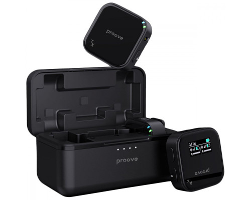 Бездротовий петличний мікрофон Proove Studio black 2003000244236 6901112589817