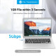 Кабель Vention USB-C Male to USB 3.0 Female OTG Adapter Gray Aluminum Alloy Type (CDQH0) (CDQH0)