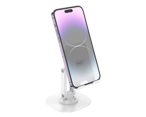 Тримач для мобільного HD6 Winner dual-axis rotating desktop stand White (6942007602389)