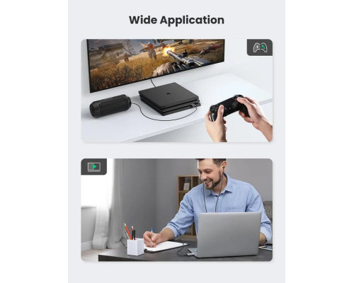 Адаптер (Звукова карта) UGREEN CM383 USB External Stereo Sound Adapter (UGR-80864) (UGR-80864)