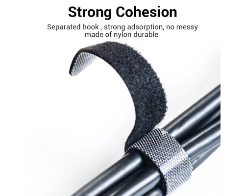Органайзер для кабелів Vention Cable Tie 5M Black (KAABJ) (KAABJ)