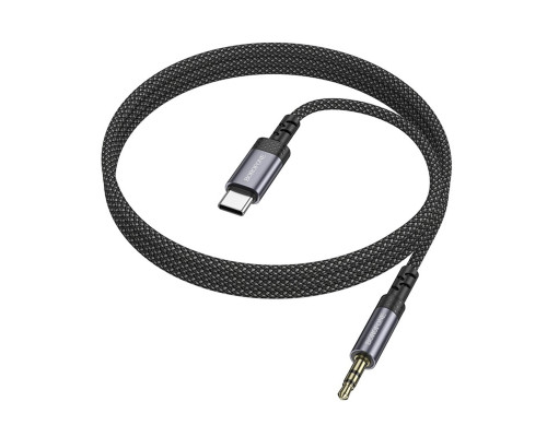 Перехідник BOROFONE BL24 Graceful digital audio conversion cable Type-C Metal Grey (6941991118982)