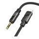 Перехідник BOROFONE BL22 Dignity digital audio conversion cable iP Black (6941991117749)