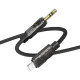 Перехідник BOROFONE BL22 Dignity digital audio conversion cable iP Black (6941991117749)
