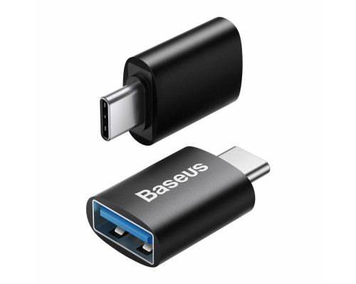 Адаптер Baseus Ingenuity Series Mini OTG Adaptor Type-C to USB-A 3.1 Black (ZJJQ000001)
