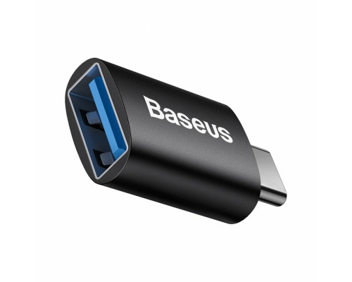 Адаптер Baseus Ingenuity Series Mini OTG Adaptor Type-C to USB-A 3.1 Black (ZJJQ000001)