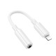 Перехідник BOROFONE BV22 Lemon digital audio conversion cable iP to 3.5 White (6941991116988)