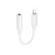 Перехідник BOROFONE BV22 Lemon digital audio conversion cable iP to 3.5 White (6941991116988)