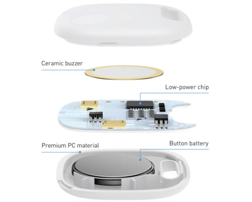 Трекер Baseus T2 Pro Smart Device Tracker White (FMTP000002)