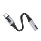 Адаптер BOROFONE BV19 Creator digital audio converter Type-C to 3.5mm Black (6941991108372)
