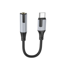 Адаптер BOROFONE BV19 Creator digital audio converter Type-C to 3.5mm Black (6941991108372)