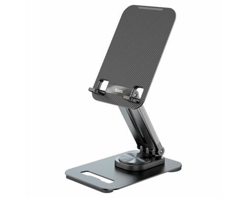 Тримач для мобільного HOCO PH48 Fun dual axis 360 rotating tablet desktop holder Black (6931474770752)