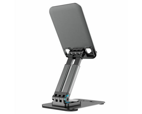 Тримач для мобільного HOCO PH48 Fun dual axis 360 rotating tablet desktop holder Black (6931474770752)