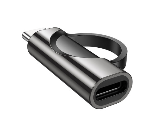 Адаптер HOCO UA32 C male to C female display adapter Black (6942007633406)