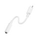 Перехідник BOROFONE BV22 Lemon digital audio conversion cable Type-C to 3.5 White (6941991117008)