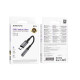Перехідник BOROFONE BV24 Graceful digital audio converter cable Type-C to 3.5mm Metal Grey (6941991118999)