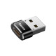 Адаптер Baseus USB Male To Type-C Female Adapter Converter Black (CAAOTG-01)