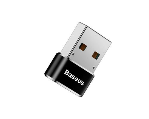 Адаптер Baseus USB Male To Type-C Female Adapter Converter Black (CAAOTG-01)