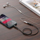 Кабель-перехiдник ACEFAST C1-05 Lightning to 3.5mm aluminum alloy headphones adapter cable Black (AFC1-05B)